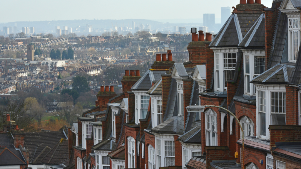 2026 property market forecast graphics illustrating key trends for the UK housing market and local Rugby area.