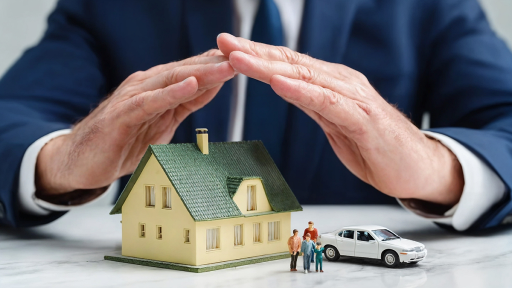 An expert broker providing a financial protection review for a homeowner in Rugby to secure their property and family's future.